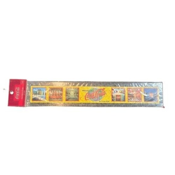 Coca-Cola Other - World of Coca-Cola Atlanta Souvenir Ruler 12 Inch Yellow Plastic Vintage Style